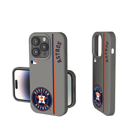 Houston Astros Sidebar Soft Touch Phone Case for Apple iPhone