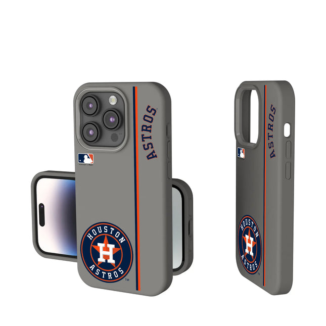 Houston Astros Sidebar Soft Touch Phone Case for Apple iPhone