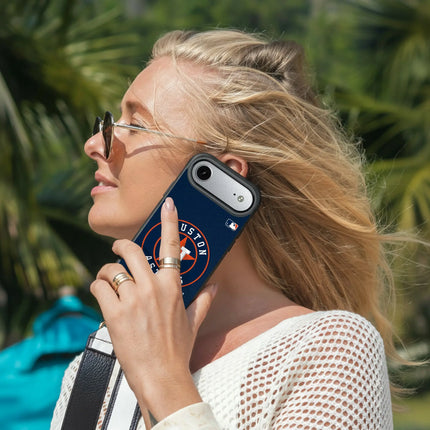 Houston Astros Solid Bump Phone Case for Apple iPhone