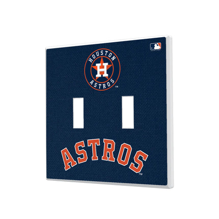 Houston Astros Solid Hidden-Screw Light Switch Plate