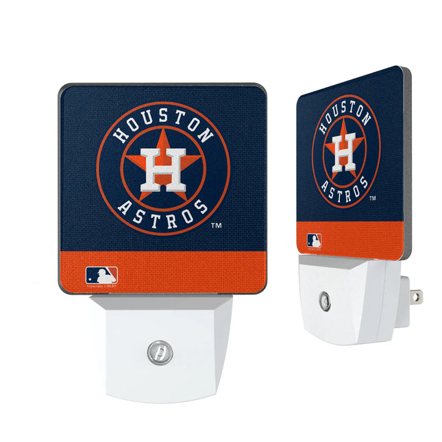 Houston Astros Stripe Night Light 2-Pack