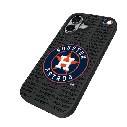 Houston Astros Text Backdrop Bump Phone Case for Apple iPhone