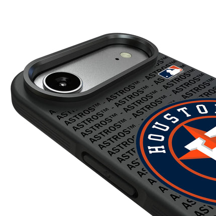 Houston Astros Text Backdrop Bump Phone Case for Apple iPhone