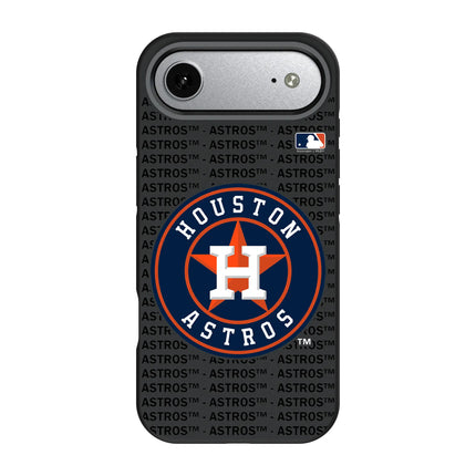 Houston Astros Text Backdrop Bump Phone Case for Apple iPhone