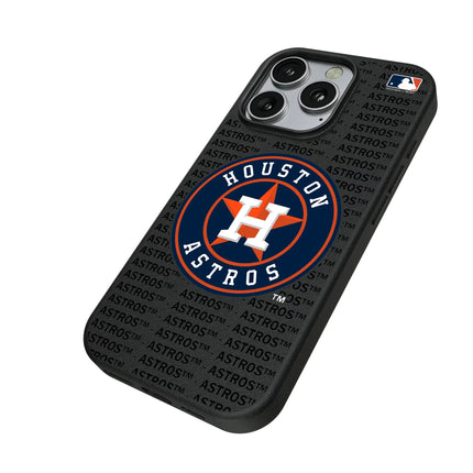 Houston Astros Text Backdrop MagSafe Compatible Phone Case for Apple iPhone