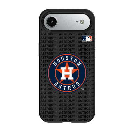 Houston Astros Text Backdrop MagSafe Compatible Phone Case for Apple iPhone