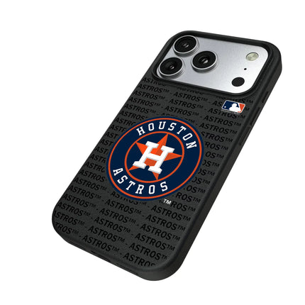 Houston Astros Text Backdrop MagSafe Compatible Phone Case for Apple iPhone