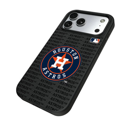 Houston Astros Text Backdrop MagSafe Compatible Phone Case for Apple iPhone