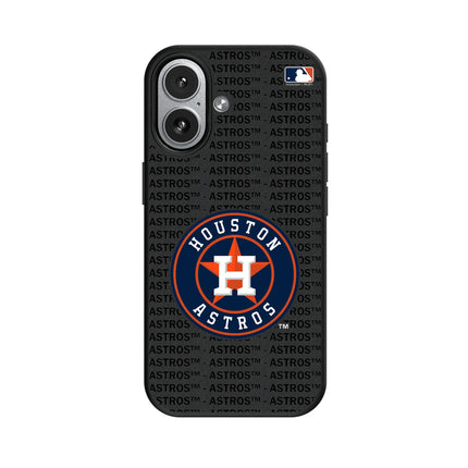 Houston Astros Text Backdrop MagSafe Compatible Phone Case for Apple iPhone