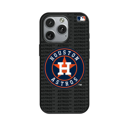 Houston Astros Text Backdrop MagSafe Compatible Phone Case for Apple iPhone