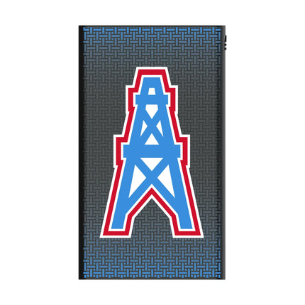 Houston Oilers Historic Collection Linen 5000mAh Flat Powerbank