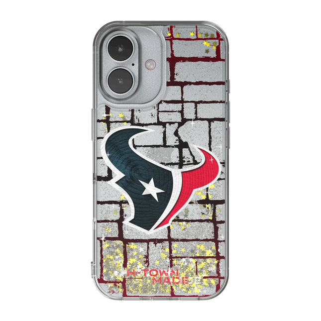Houston Texans Brick Glitter Phone Case for Apple iPhone