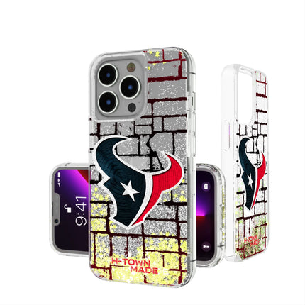 Houston Texans Brick Glitter Phone Case for Apple iPhone