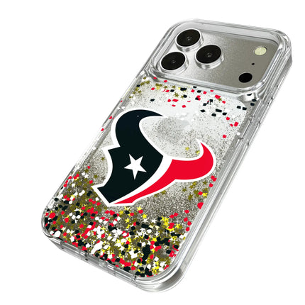 Houston Texans Confetti Glitter Phone Case for Apple iPhone
