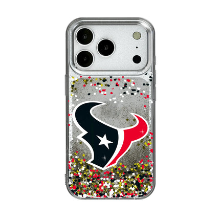 Houston Texans Confetti Glitter Phone Case for Apple iPhone