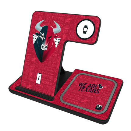 Houston Texans Deco 3 in 1 Charging Station