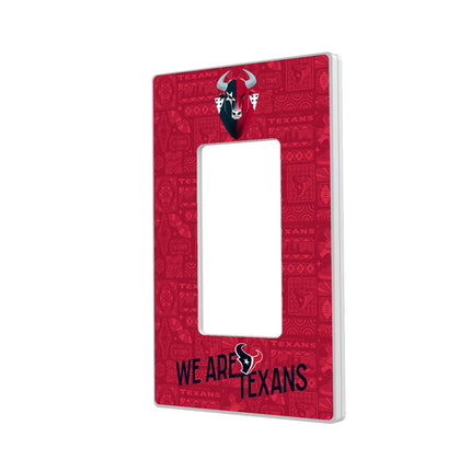 Houston Texans Deco Hidden-Screw Light Switch Plate