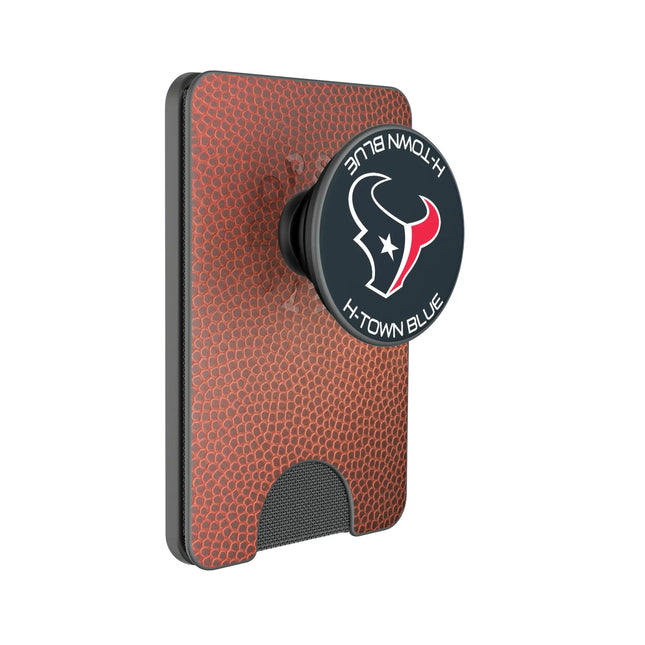 Houston Texans Football PopSockets MagSafe-Compatible PopWallet+