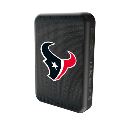 Houston Texans Linen Wireless Mag Power Bank