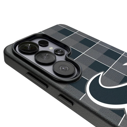 Houston Texans Plaid MagSafe Compatible Phone Case for Samsung Galaxy