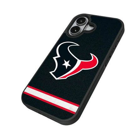 Houston Texans Stripe Bump Phone Case for Apple iPhone