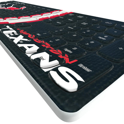Houston Texans Stripe Curved Wireless Keyboard