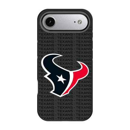 Houston Texans Text Backdrop Bump Phone Case for Apple iPhone