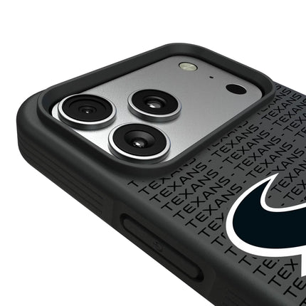 Houston Texans Text Backdrop Bump Phone Case for Apple iPhone