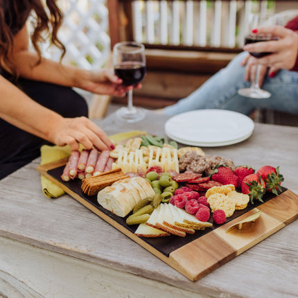 Covina Acacia and Slate Serving Tray