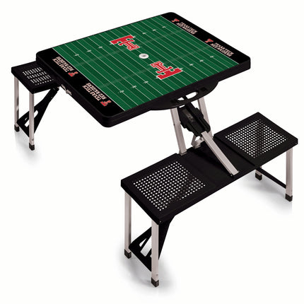Texas Tech Red Raiders Football Field Picnic Table Folding Table Seats