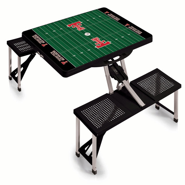 Texas Tech Red Raiders Football Field Picnic Table Folding Table Seats