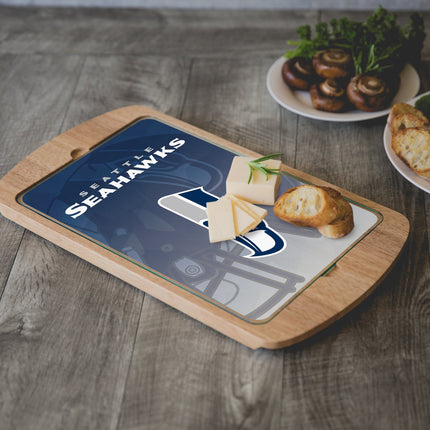 Seattle Seahawks - Billboard Glass Top Serving Tray