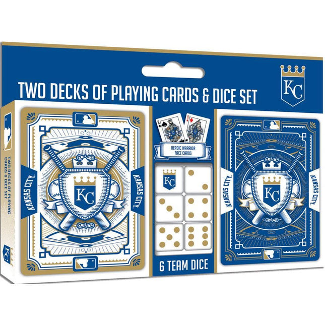 Kansas City Royals - 2-Pack Playing Cards & Dice Set