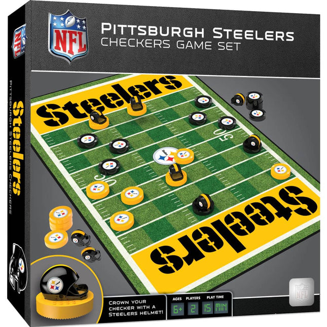 Pittsburgh Steelers Checkers Board Game