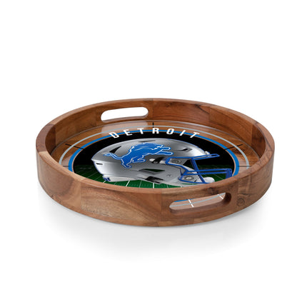 Detroit Lions - Barista Serving Tray with Glass Insert