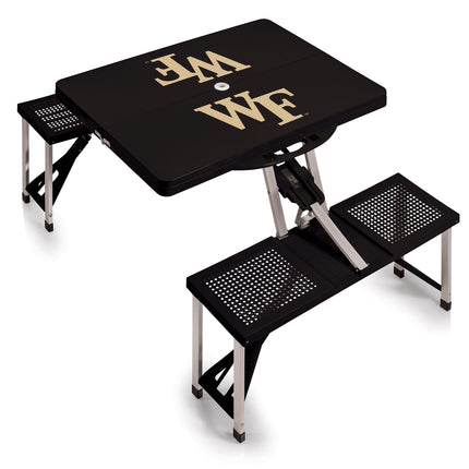 Wake Forest Demon Deacons Picnic Table Portable Folding Table w Seats