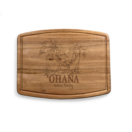 Lilo & Stitch - Ovale Acacia Cutting Board