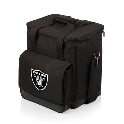 Las Vegas Raiders - Cellar 6-Bottle Wine Carrier & Cooler Tote with Trolley