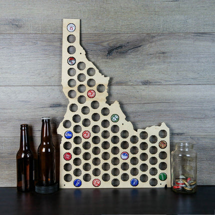 Idaho Beer Cap Map