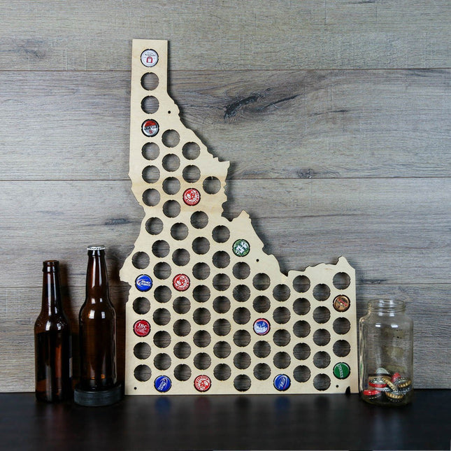 Idaho Beer Cap Map