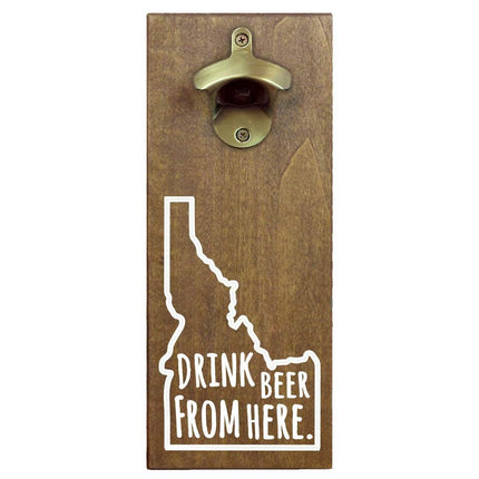 Idaho Drink Beer From Here Cap Catching Magnetic Bottle Openers