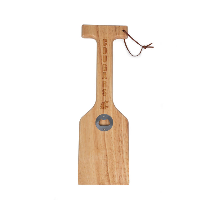 Washington State Cougars Hardwood BBQ Grill Scraper with Bottle Opener