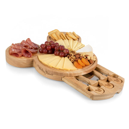 Mickey Mouse - Head Shaped Cheese Board with Tools