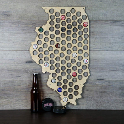 Illinois Beer Cap Map