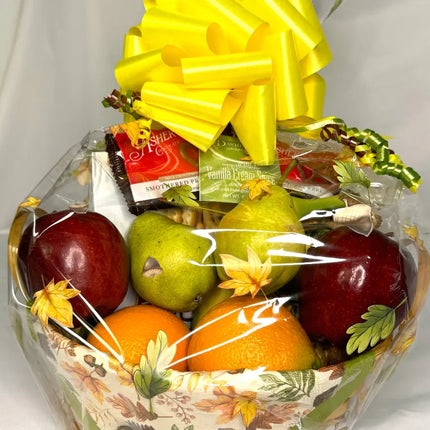 Gourmet Fruit & Snack Gift Basket