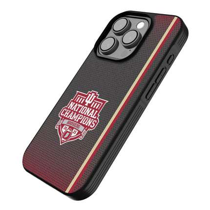 Indiana University Hoosiers 2025 College Football Playoff National Champion Bump Phone Case for Apple iPhone