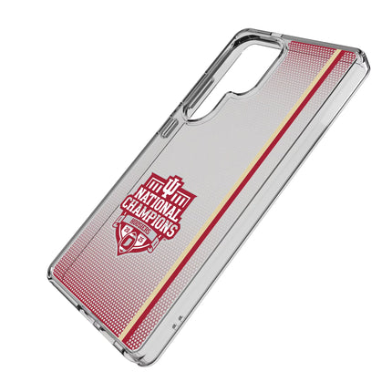Indiana University Hoosiers 2025 College Football Playoff National Champion Clear Phone Case for Samsung Galaxy