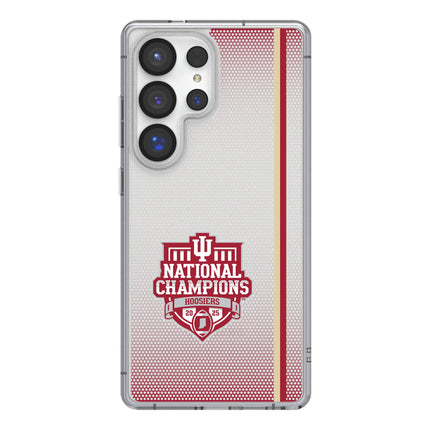 Indiana University Hoosiers 2025 College Football Playoff National Champion Clear Phone Case for Samsung Galaxy