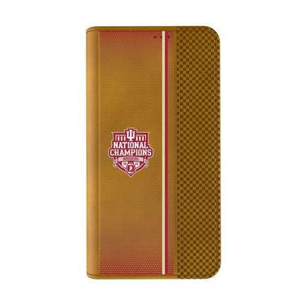 Indiana University Hoosiers 2025 College Football Playoff National Champion Folio Phone Case for Apple iPhone