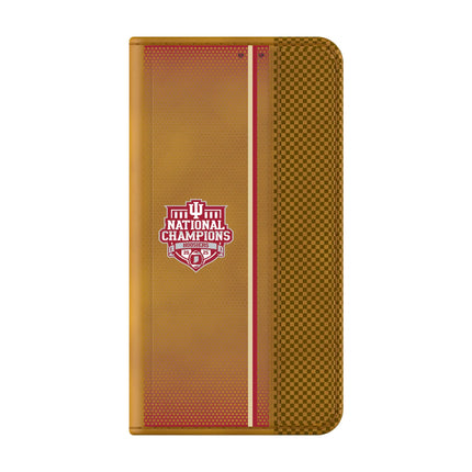Indiana University Hoosiers 2025 College Football Playoff National Champion Folio Phone Case for Samsung Galaxy